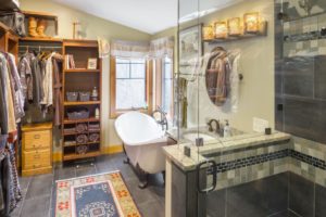 Bathroom Remodel - Custom glass shower enclosure
